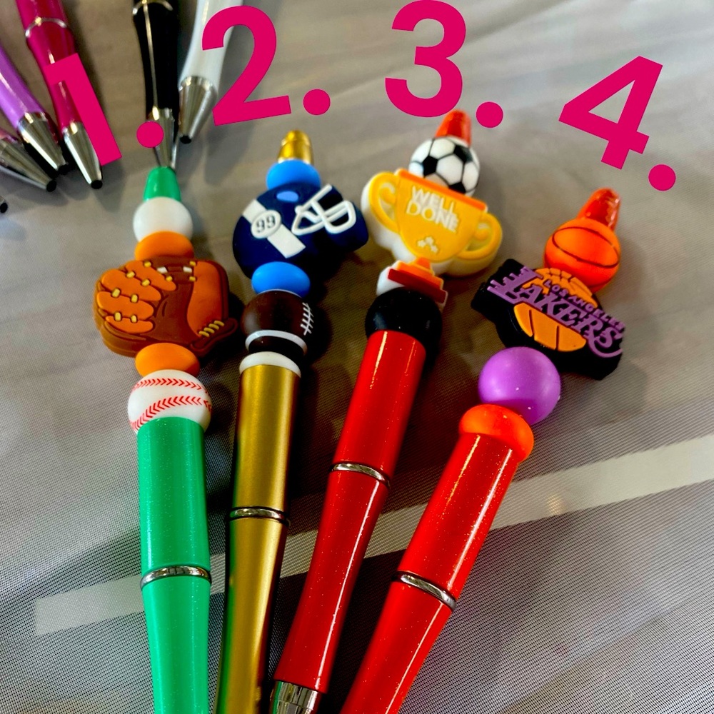 Hand Designed Beaded Pens.